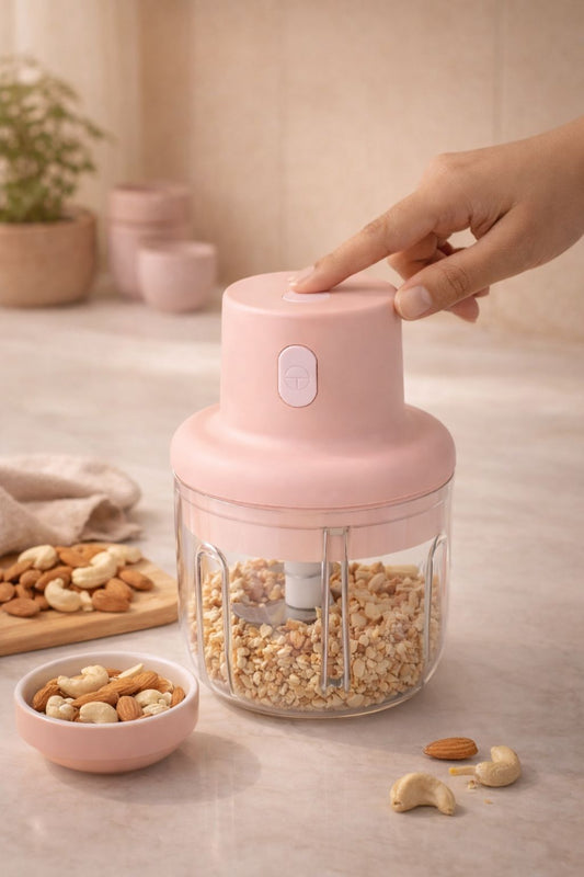 Compact Electric Food Chopper & Grinder